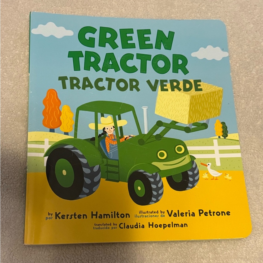 FREE with any purchase/ “Green Tractor” 🚜 Bilingual Children's Book